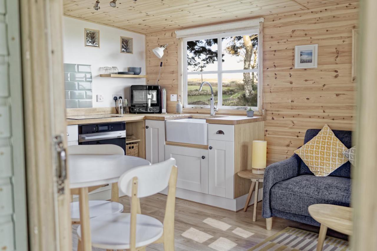 Scandi Cabin On A Hill, With Stunning Panoramic Views Ludgvan Exterior foto